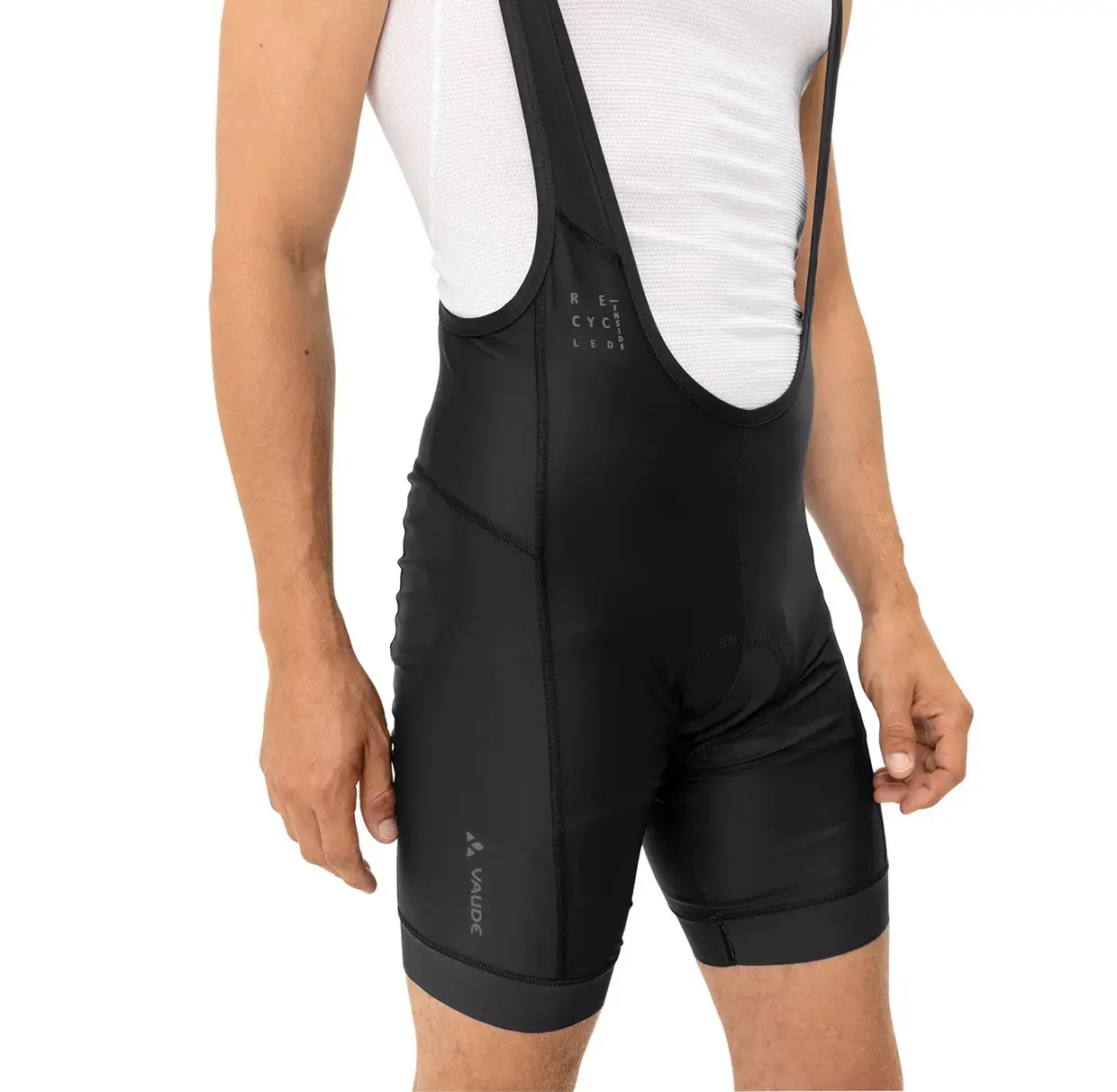 VAUDE Posta Fietsbroek Kort Zwart Heren