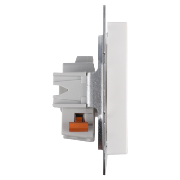Gira ST55 inbouw enkel stopcontact wit