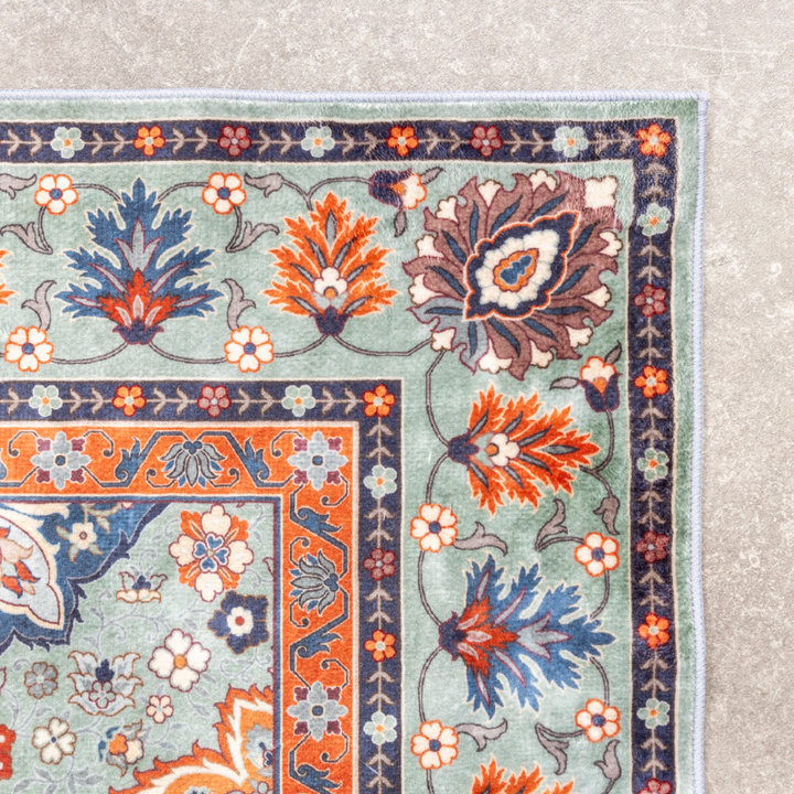 Vintage vloerkleed - Imagine Oriental Groen | Rijk