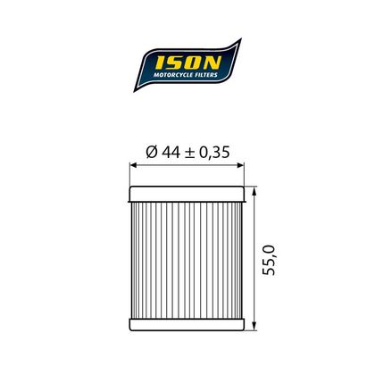 Filtre à huile Ison 972 ELEMENT Type Origine