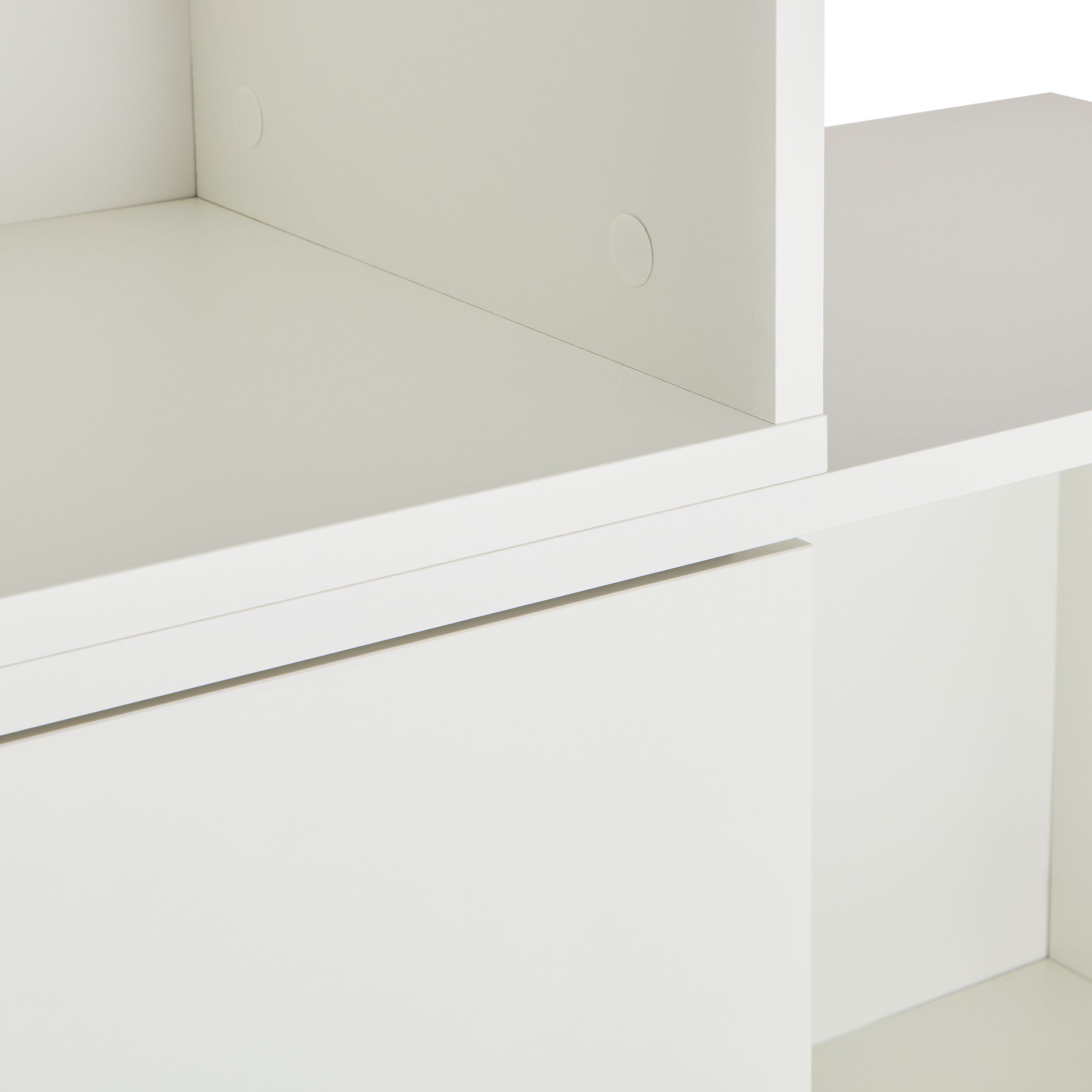 FINJA Regal - Weiss / B: 160.0 cm x T: 36.0 cm x H: 163.0 cm
