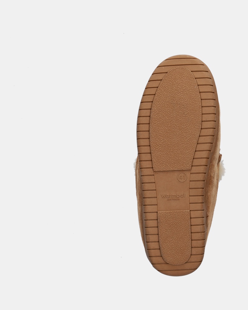 Warmbat Australia Grizzly Pantoffels  - cognac