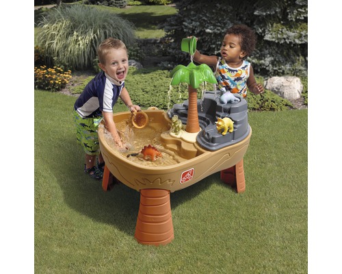 Zand- en watertafel Step2 Dino 84x75x76 cm bruin
