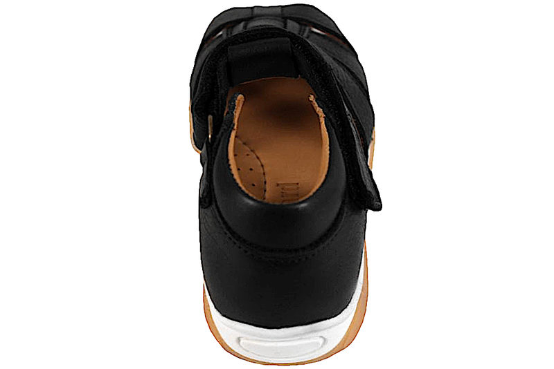 BISGAARD BILLIE SANDAL I SORT GLAT SKIND