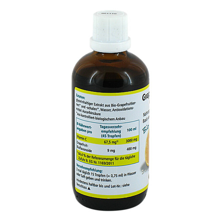Grapefruit Kern Extrakt Bio Lösung, 100 ml
