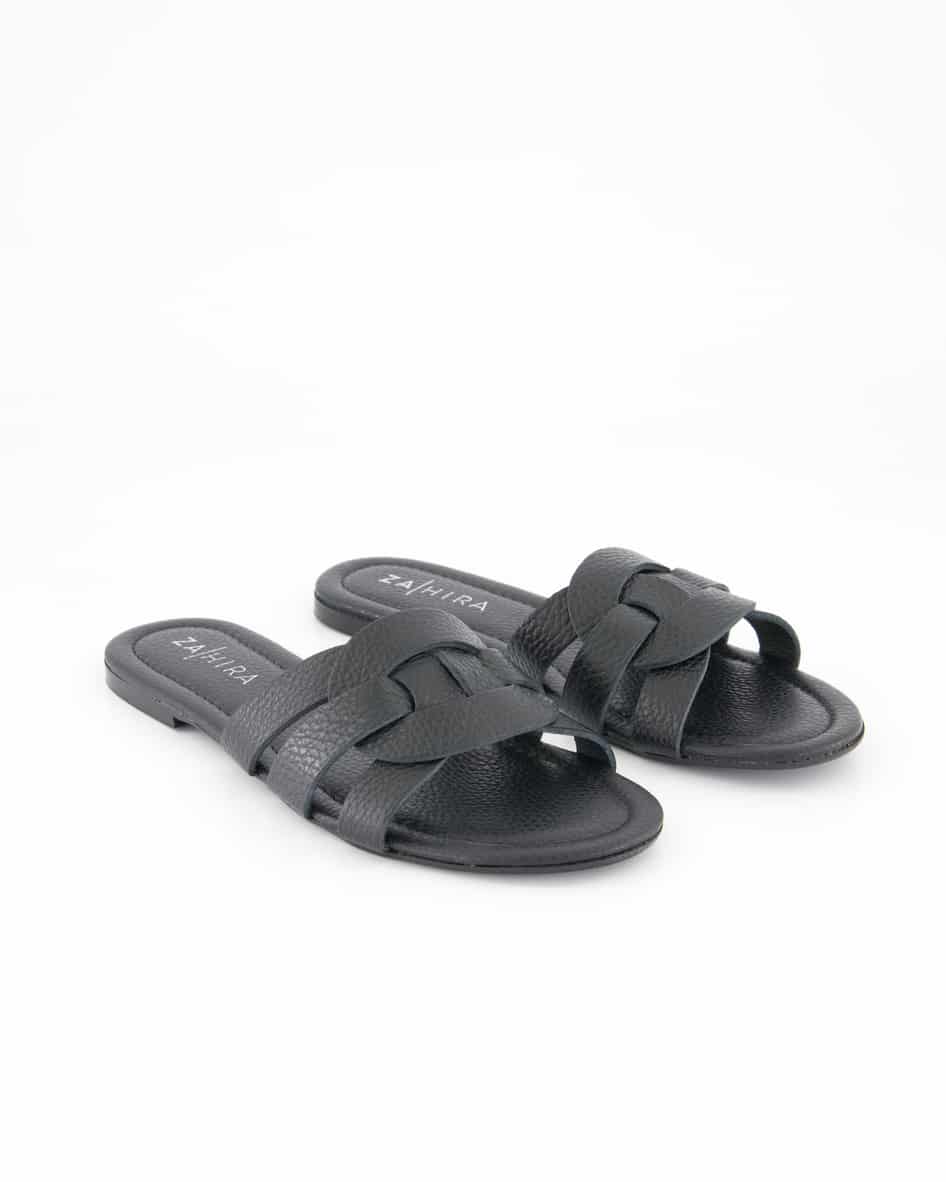 Zahira 13151 Pantoletten in Schwarz