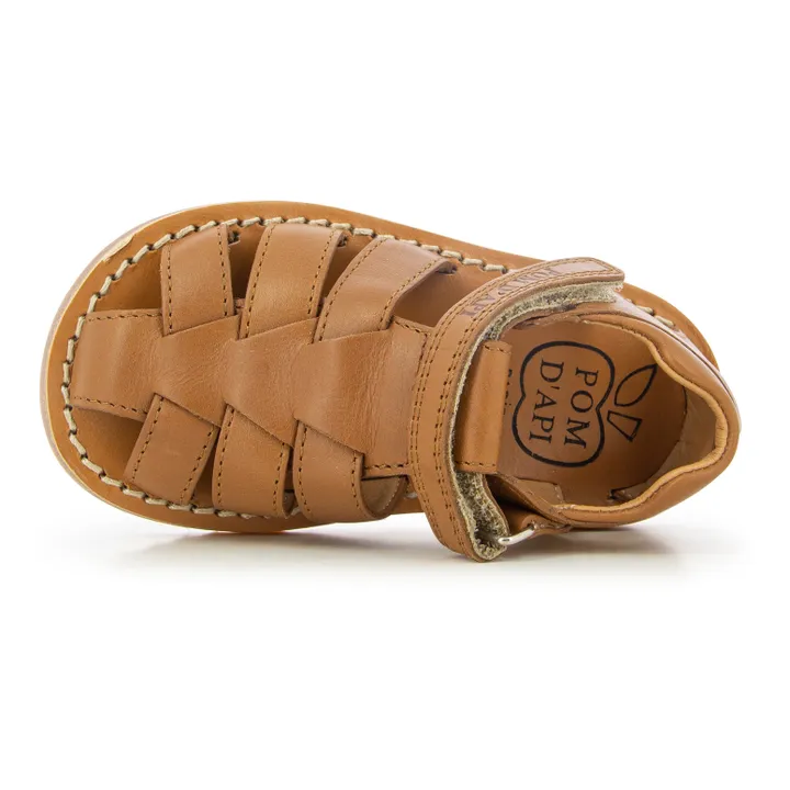 Pom d'Api Sandales Waff Papy | Camel