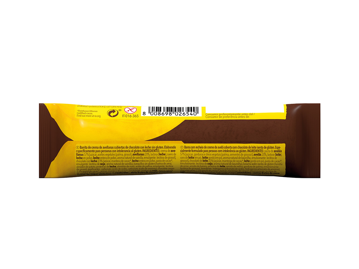 CHOCOLATE SCHAR RECH. AVELÃ ONDULÉ S/GLUTEN 30G