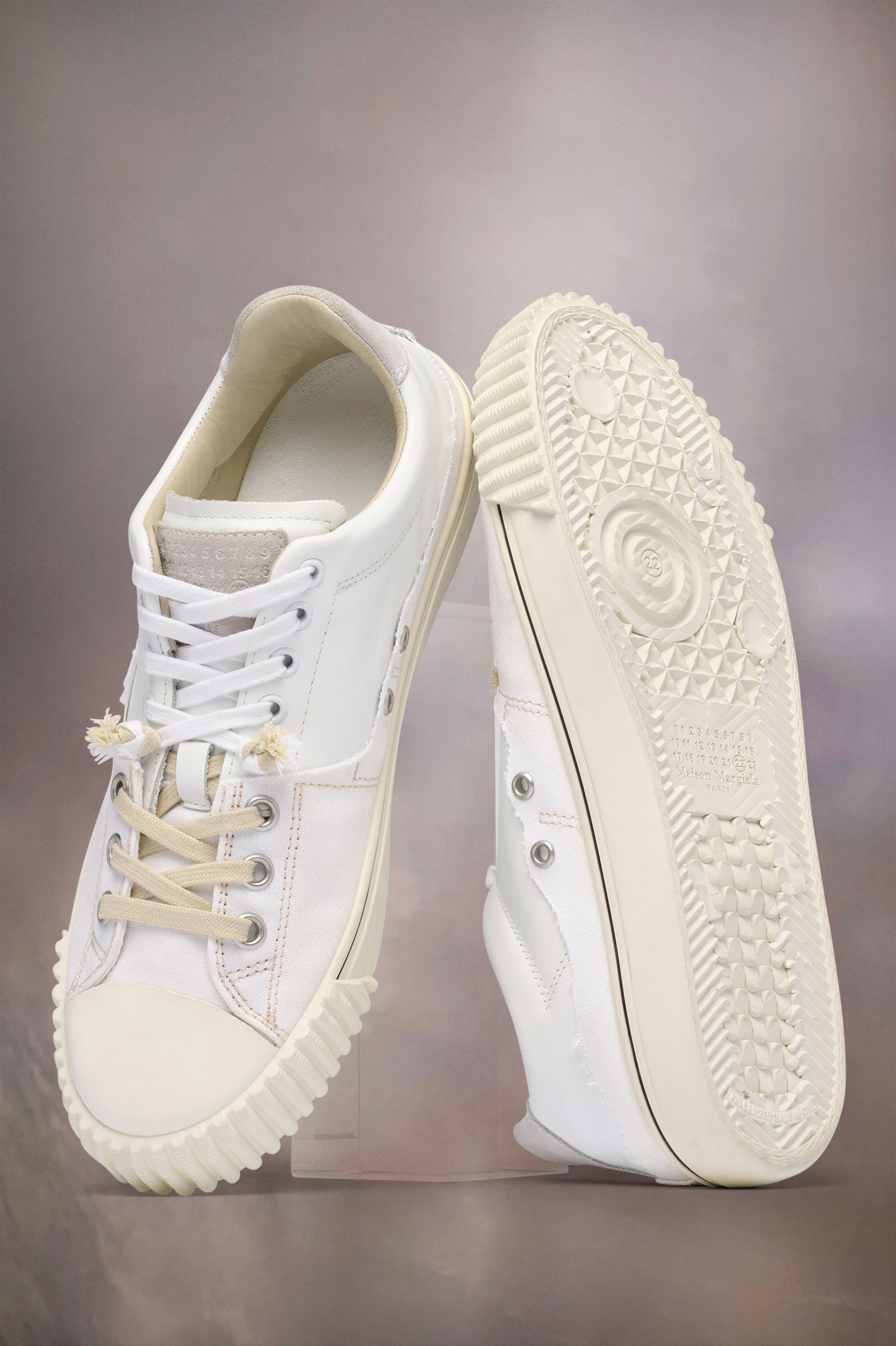 Sneakers New Evolution en cuir pour femme Blanc