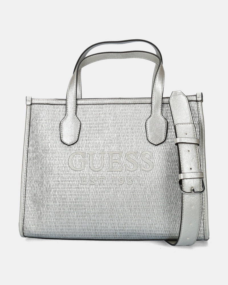 Guess Silvana 2 Compartment Tote Handtas  - zilver