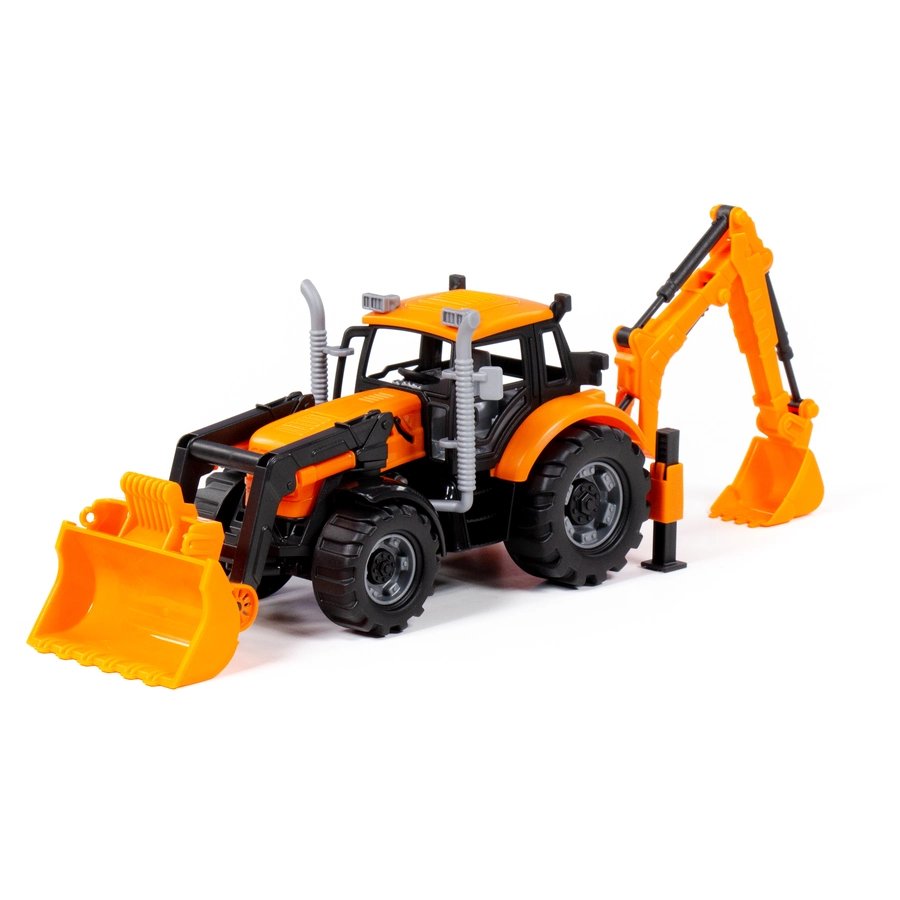 POLESIE® Traktor PROGRESS Baggerlader orange