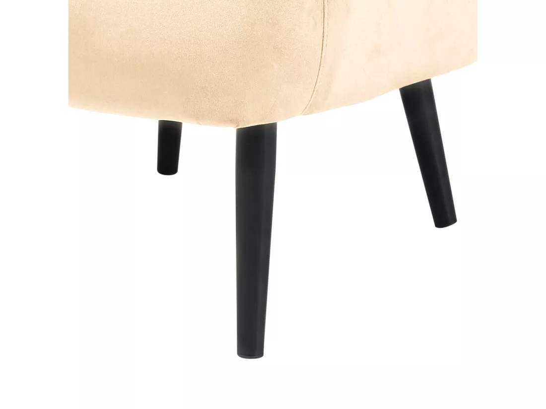 Fauteuil à oreilles rembourré