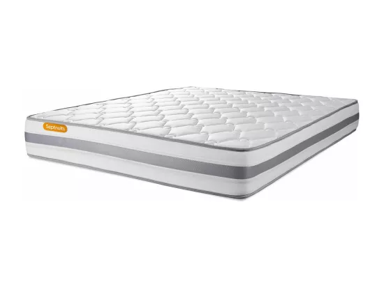 Matelas Ressorts ensachés 140x190 Memo Spring 3 zones de confort MAXI épaisseur