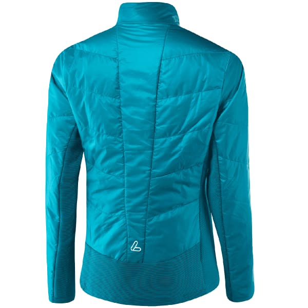 Veste ski de fond LÖFFLER W HYBRID JACKET PL60 TOPAZ BLUE