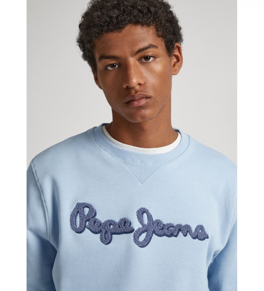 Moletom Pepe Jeans Ryan Crew Azul