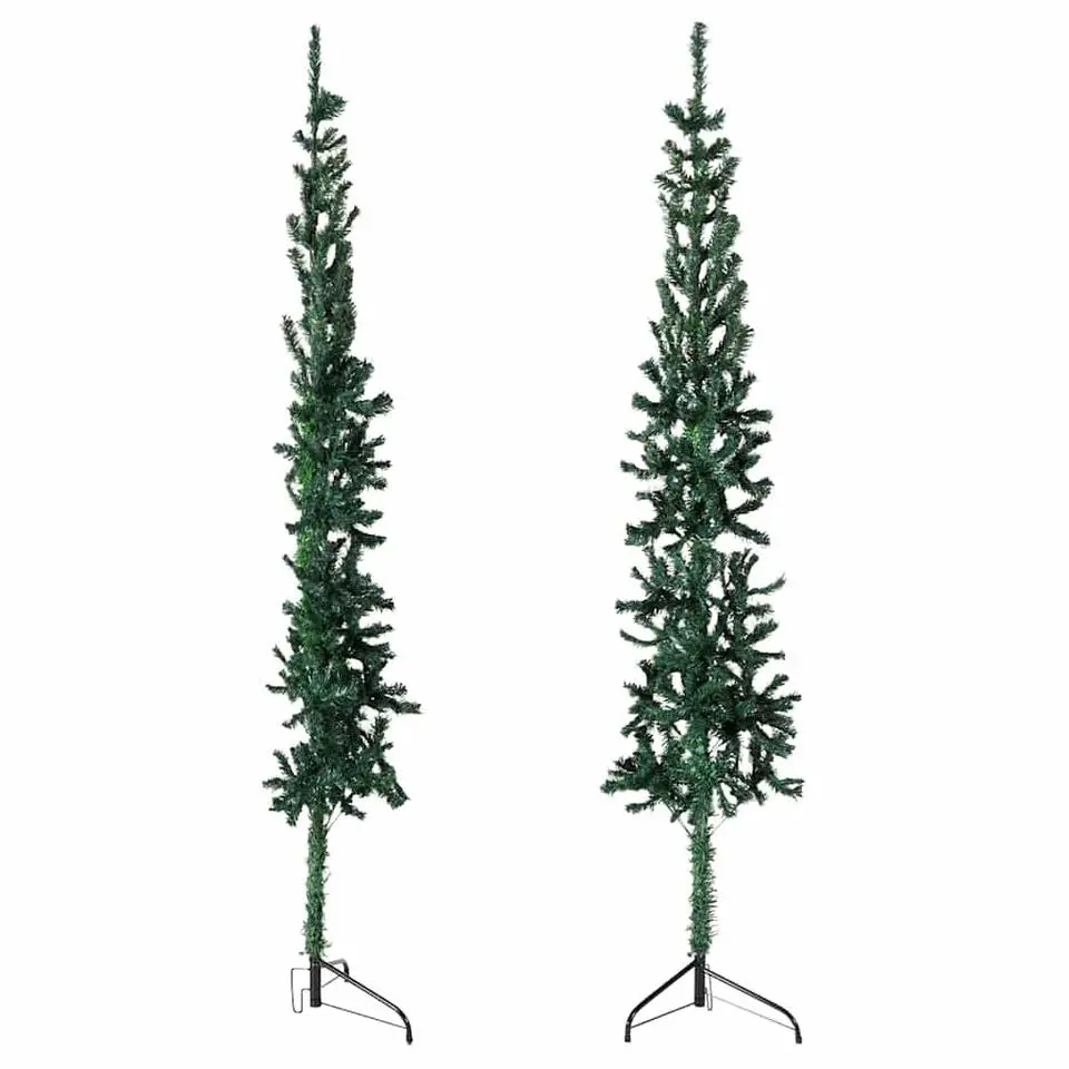 vidaXL - Halve Kunstkerstboom - Groen - 240 cm