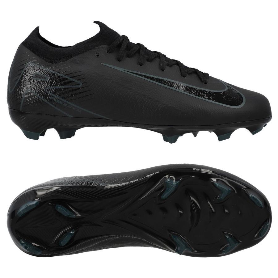 Nike Air Zoom Mercurial Vapor 16 Pro FG Shadow - Noir/Vert Enfant