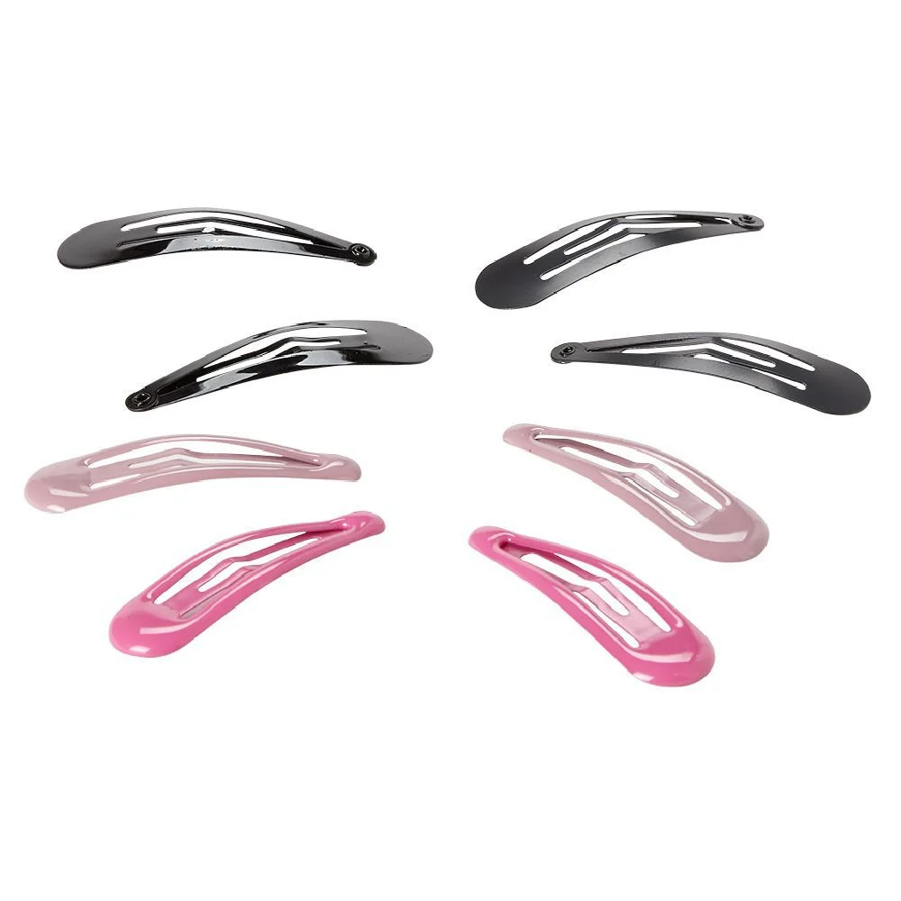 Barrette clic clac enfant métal uni x8