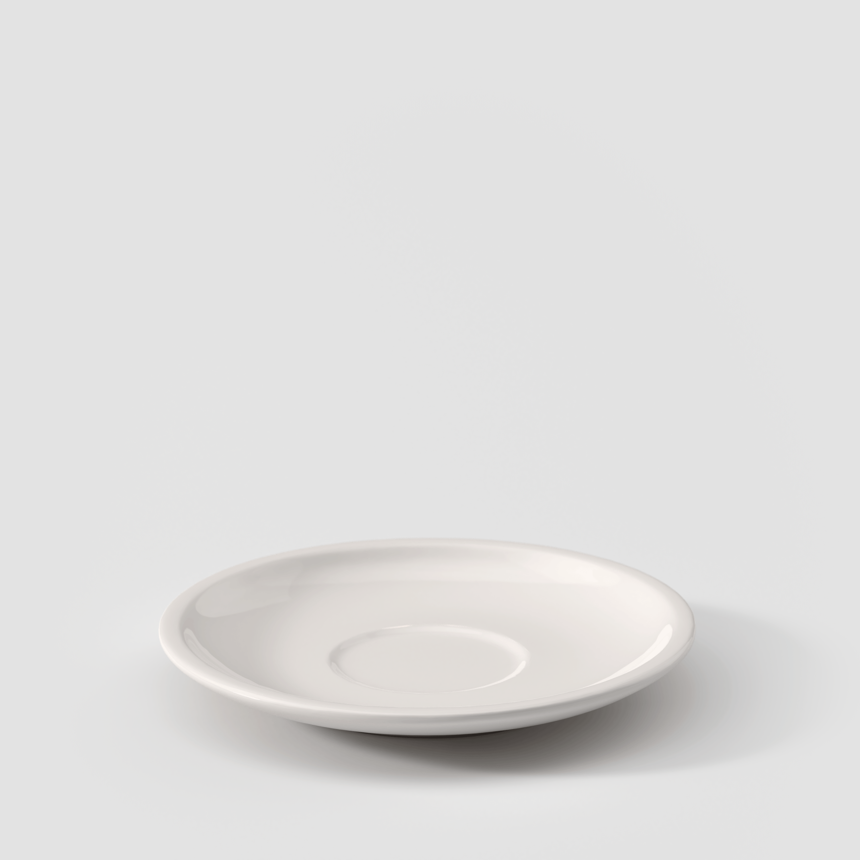 Artesano Coffee cup saucer White, 6.2'', Premium Porcelain
