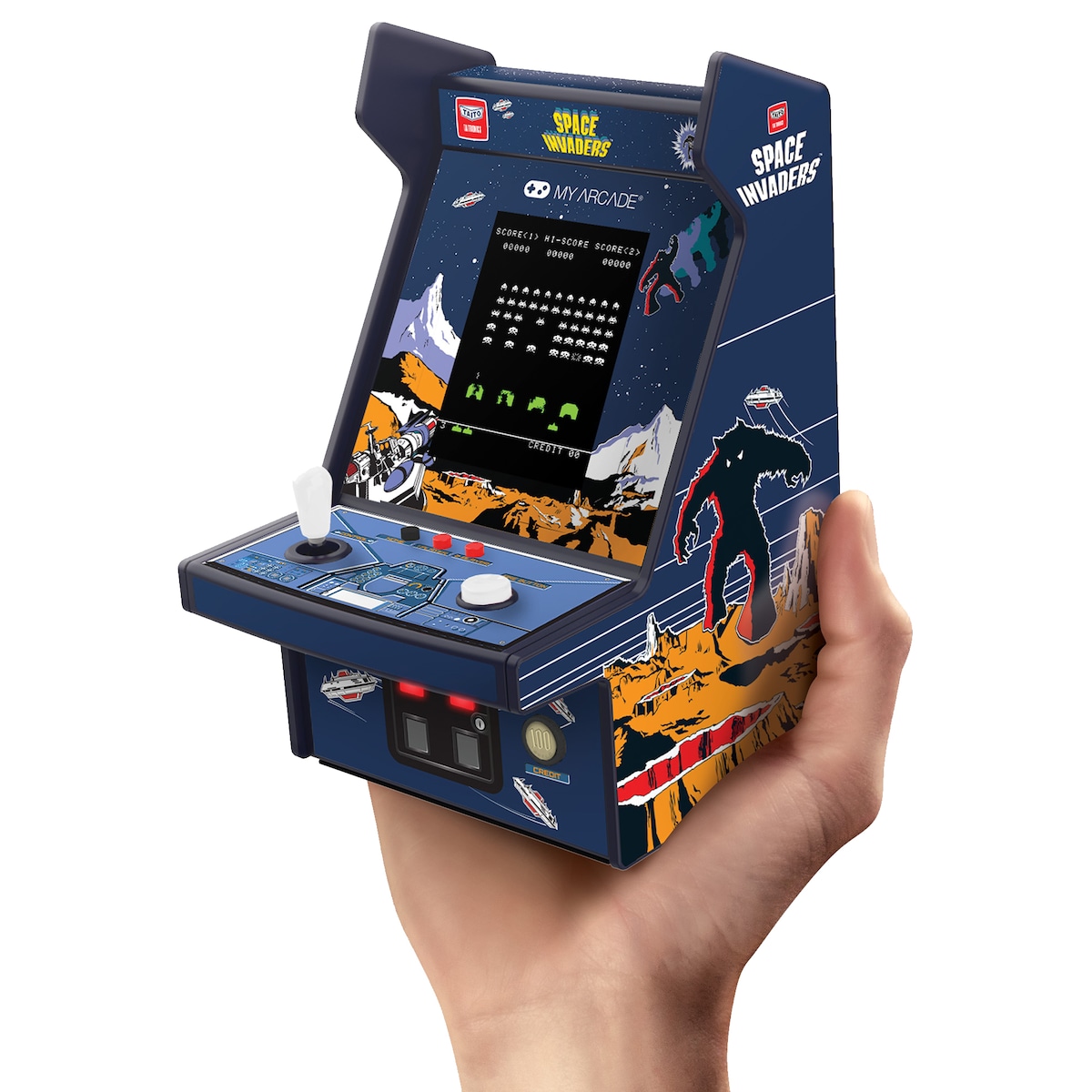 My Arcade Micro Player Pro 6,75” Space Invaders retro spillkonsoll