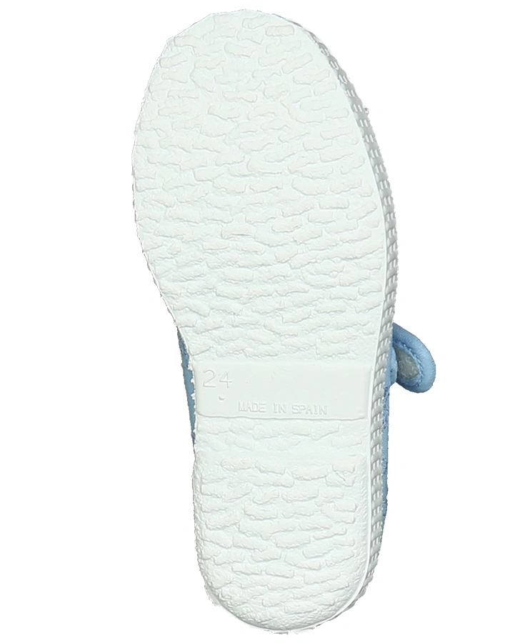Klett-Stoffschuhe BORDADO TINTADO in hellblau