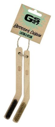 Brosses Laiton et Nylon GS27 pour Chaîne pack x2