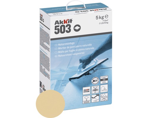 Akkit 503 natuursteen voeg beige 5 kg