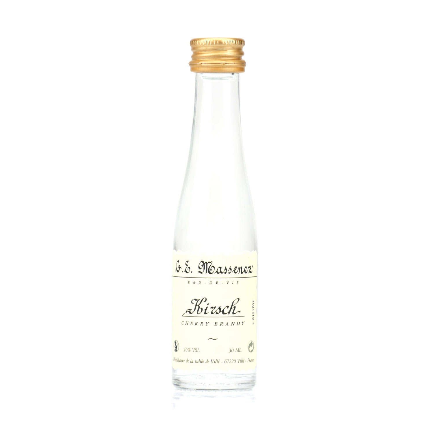 Mignonnette d'eau de vie kirsch vieux 40%