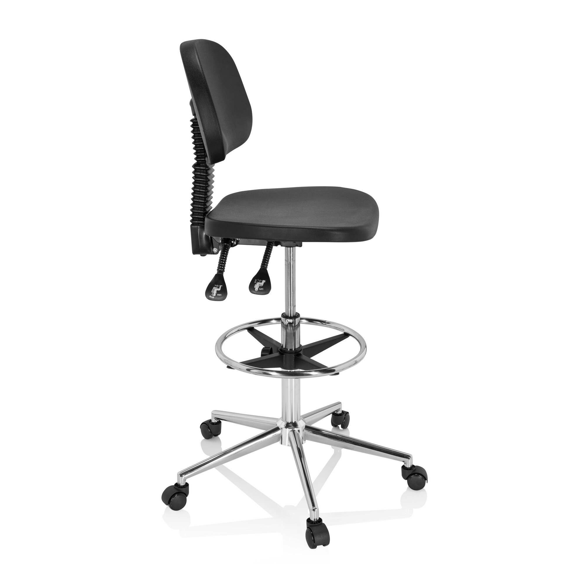 Counterstuhl TOP WORK 24 I Hartschaum ohne Armlehnen hjh OFFICE
