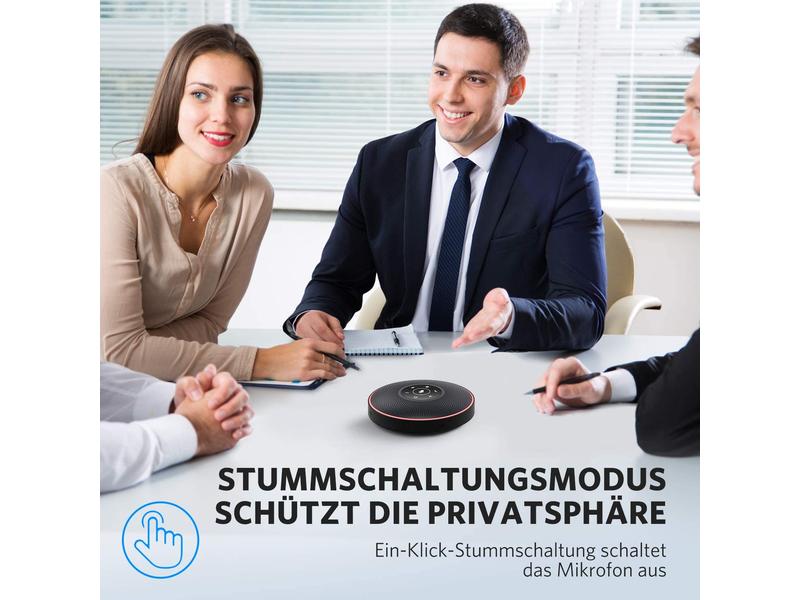 eMeet Speakerphone OfficeCore M2 USB Schwarz, mit Bluetooth EMeet OfficeCore M2 USB Speakerphone mit Bluetooth Dongle