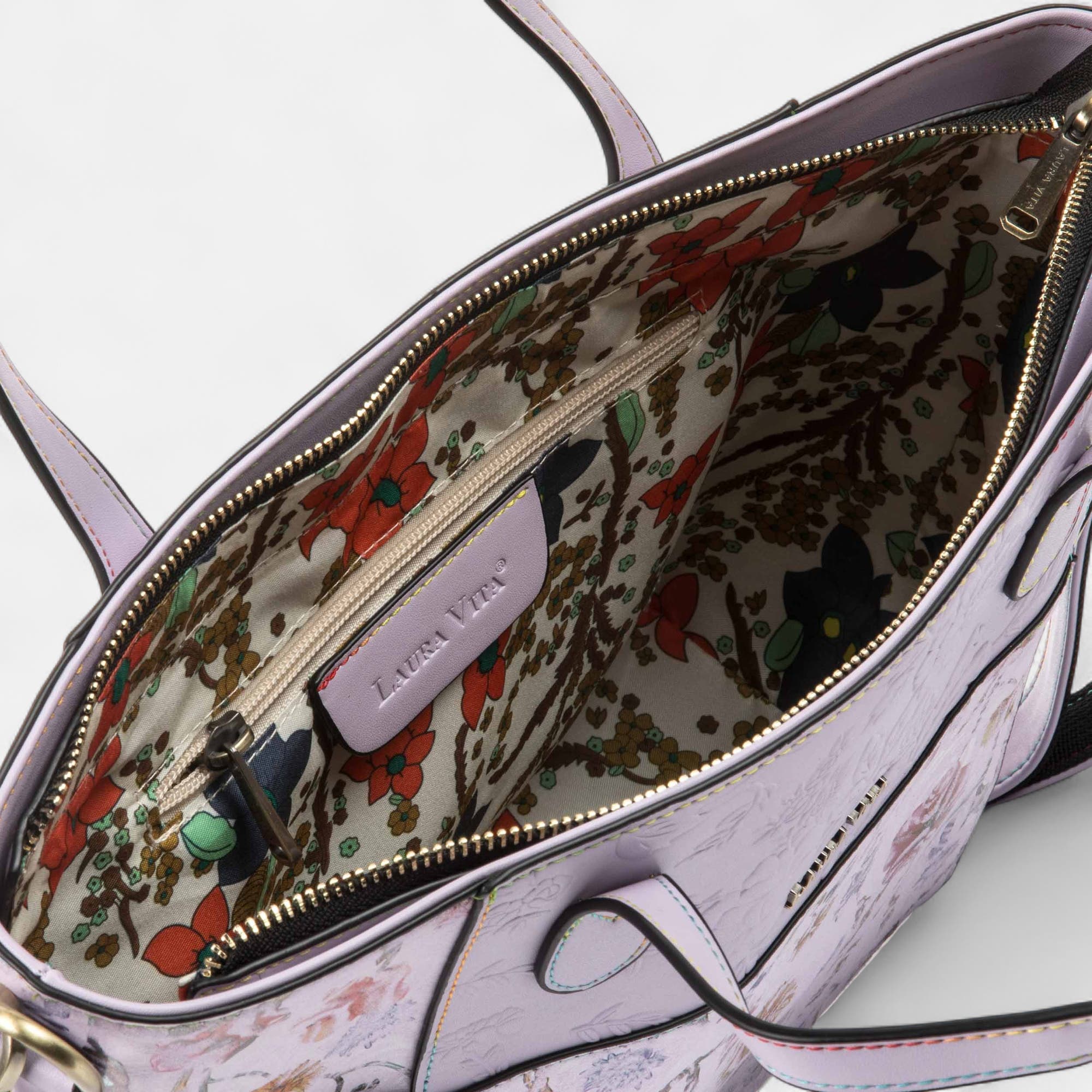 Sac de shopping violet