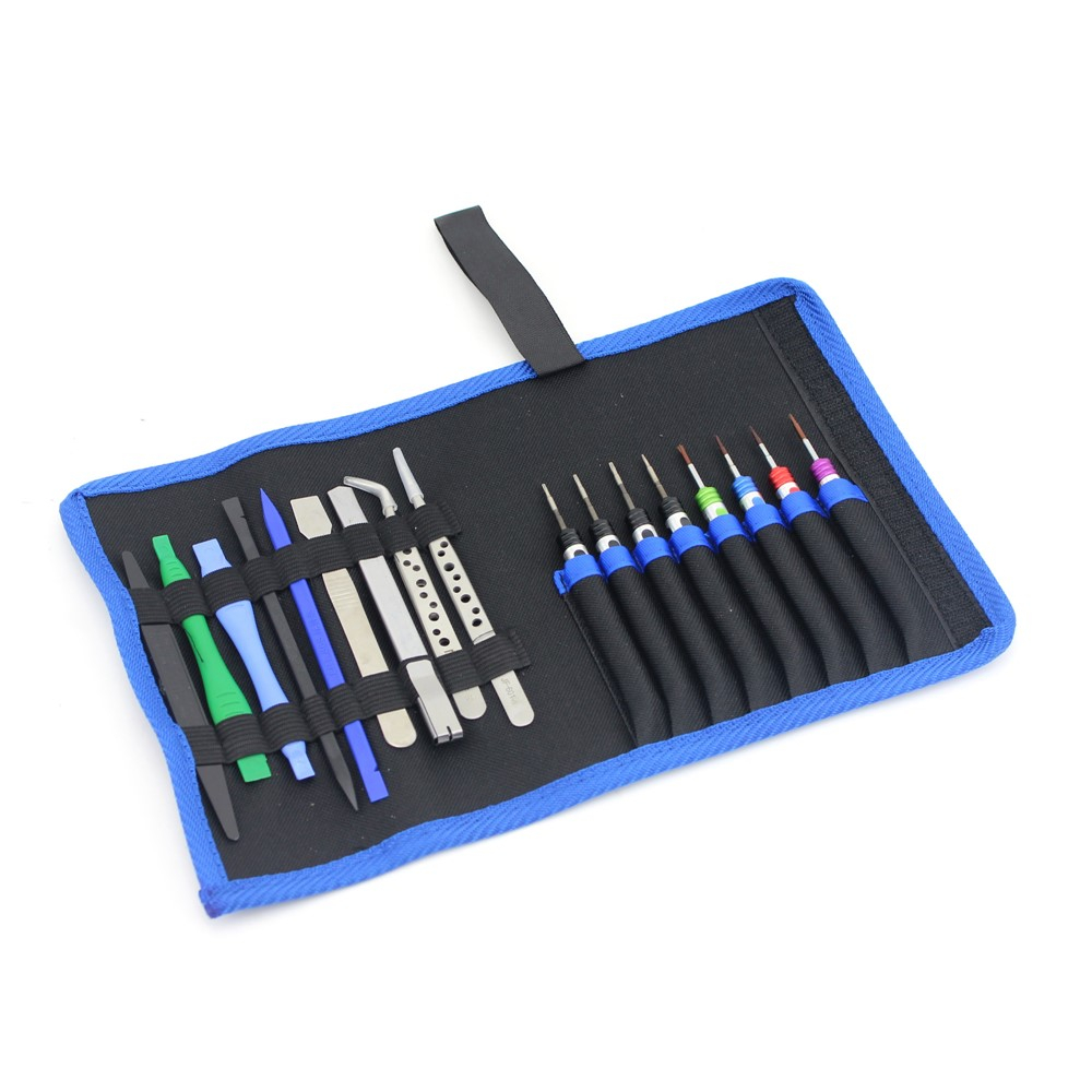17in1 Profi Universal Werkzeug Set Handy Reparatur Kit mit Aufbewahrungstasche - Schwarz
