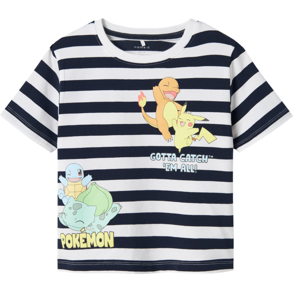 Køb Name It Navy Blazer Malik Pokemon Regular T-Shirt