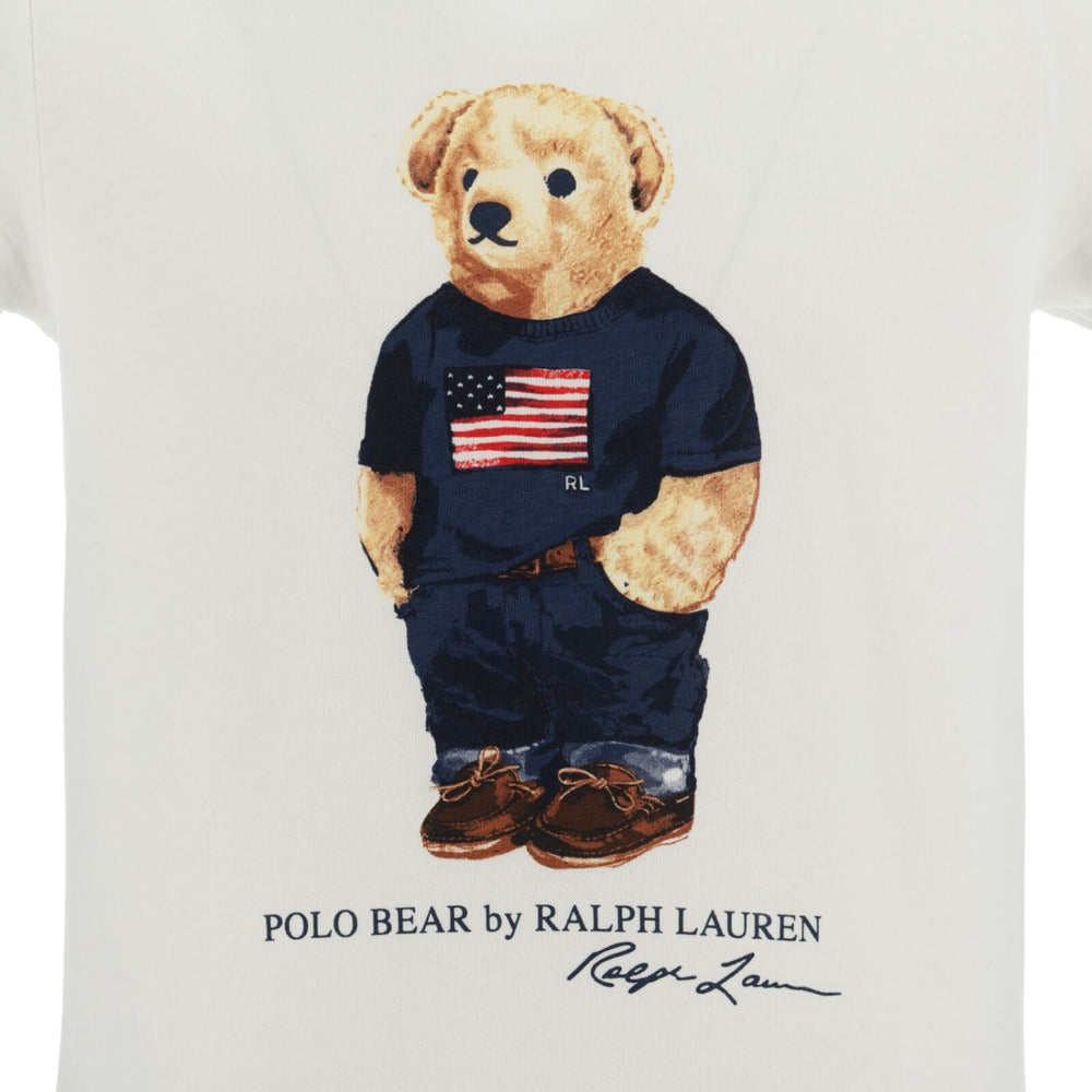 Køb Polo Ralph Lauren White / Elite Blue Ss Bjørn Tee Og Kort Sæt