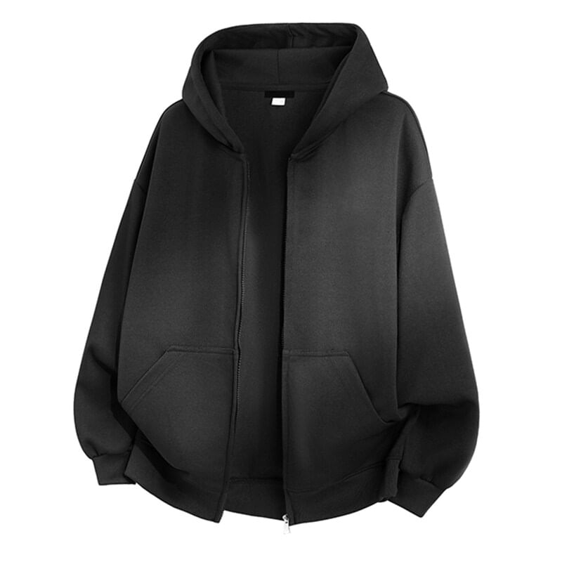 Kimeya - Effen hoodie met rits