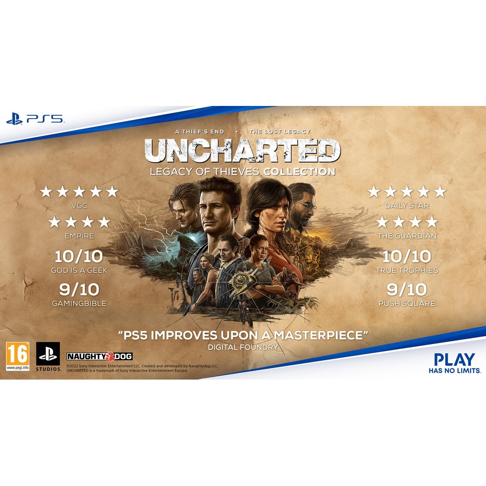 Uncharted: Legacy of Thieves Collection PS5