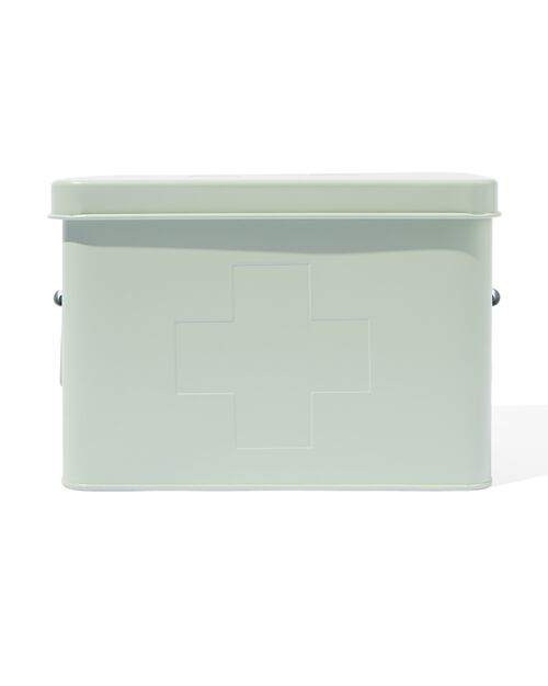 boîte à pharmacie petit modèle vert 14.5x23x16