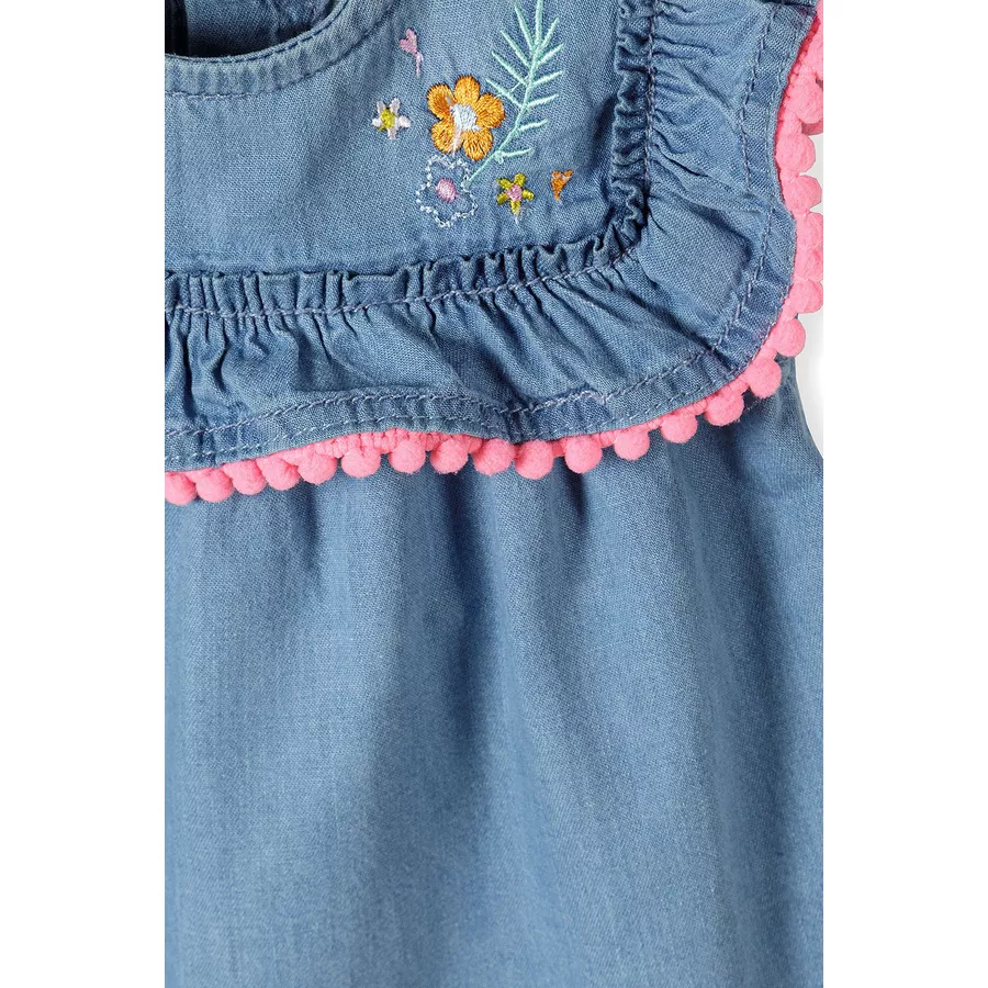 MINOTI T-Shirt und Leggings im Set Denim-HellblauWeiß
