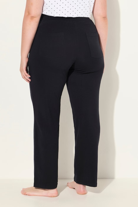 Bellieva-Jerseyhose, gerade Passform, Biobaumwolle, GOTS
