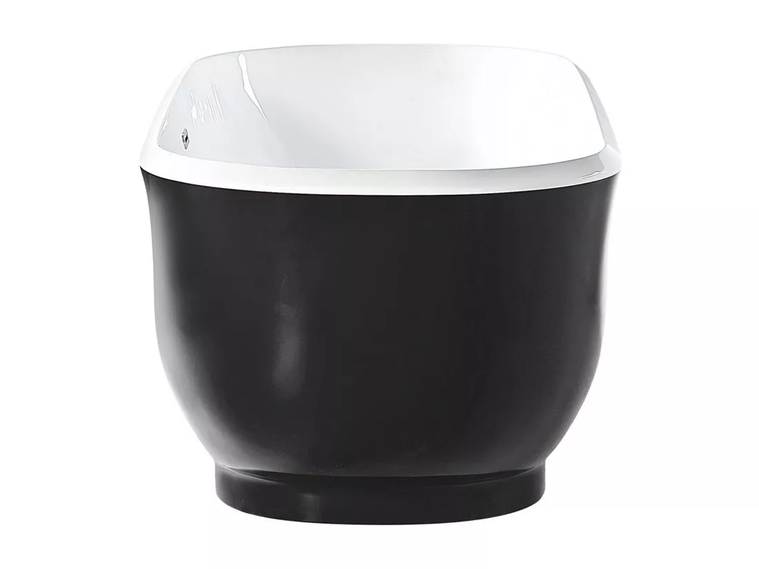Baignoire îlot noire 170 x 77 cm TESORO