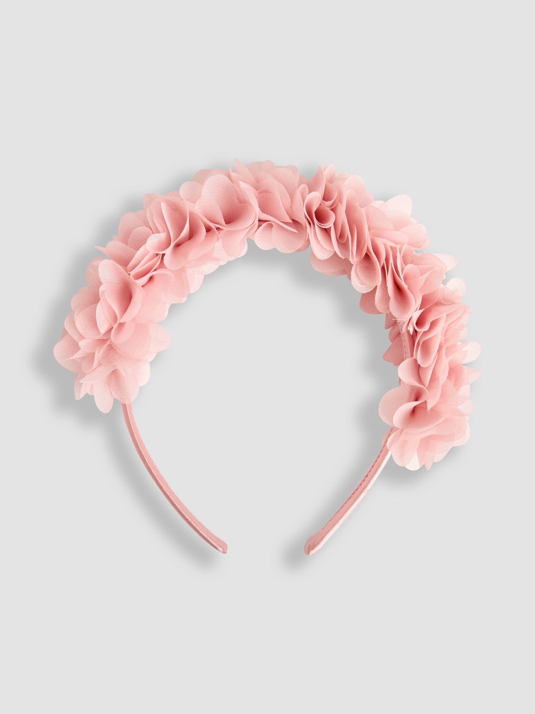 JoJo Maman Bébé haarband met bloemenkroon