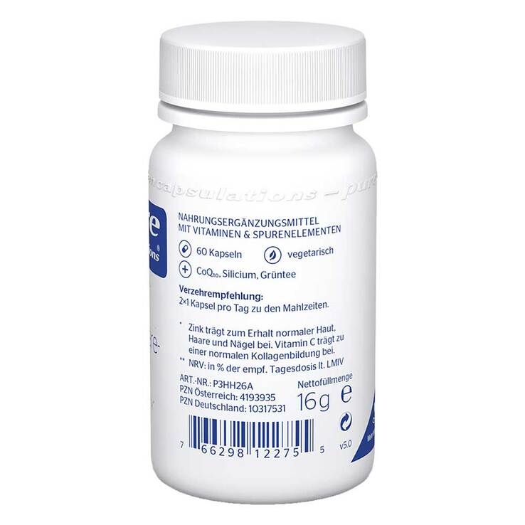 Pure Encapsulations Haut-Haare-Nägel Pure 365 Kapseln, 60 St