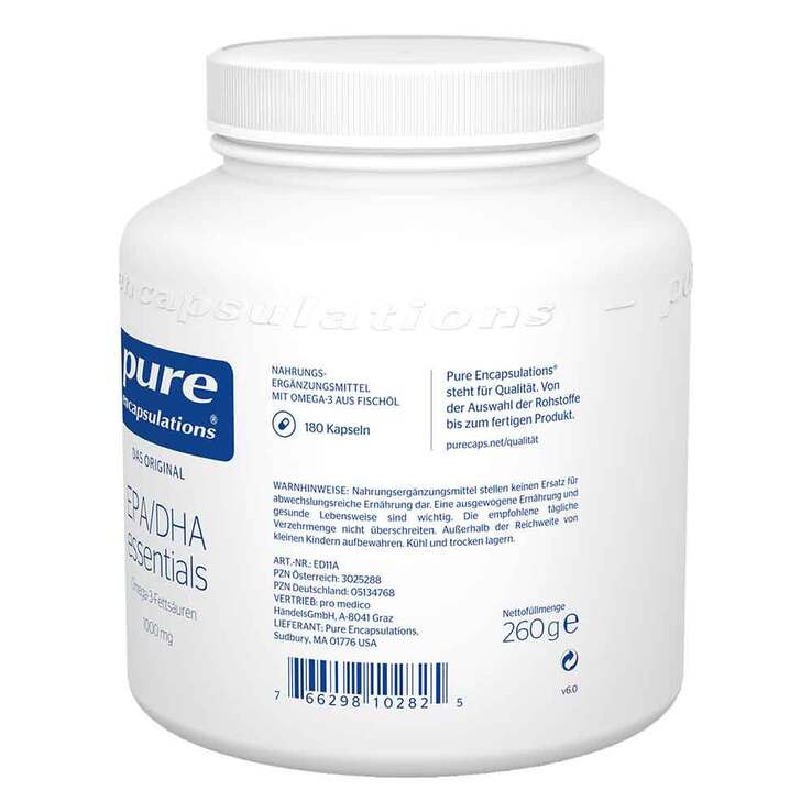Pure Encapsulations EPA/DHA essentials 1000 mg Kapseln, 180 St