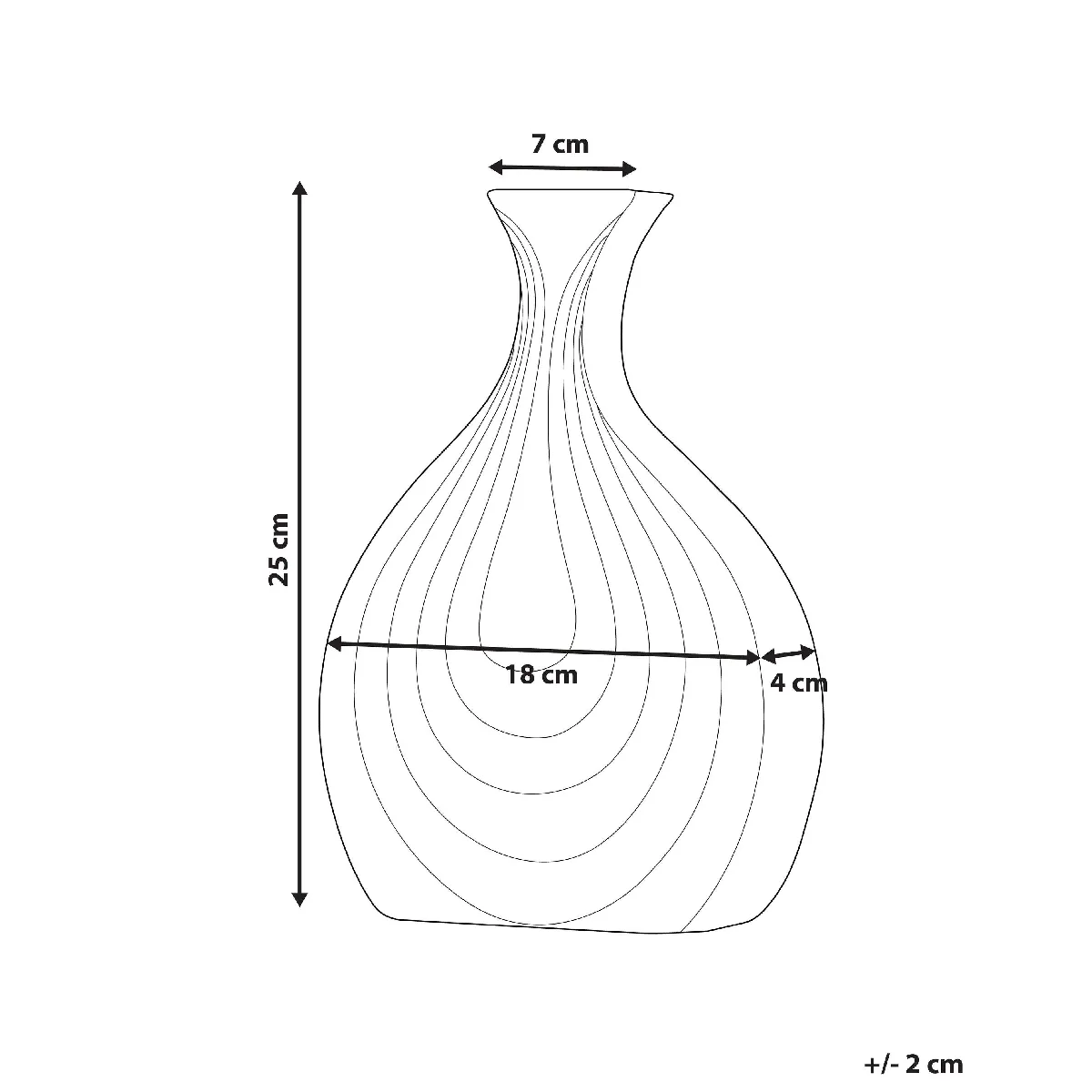 Vase THAPSUS Beliani