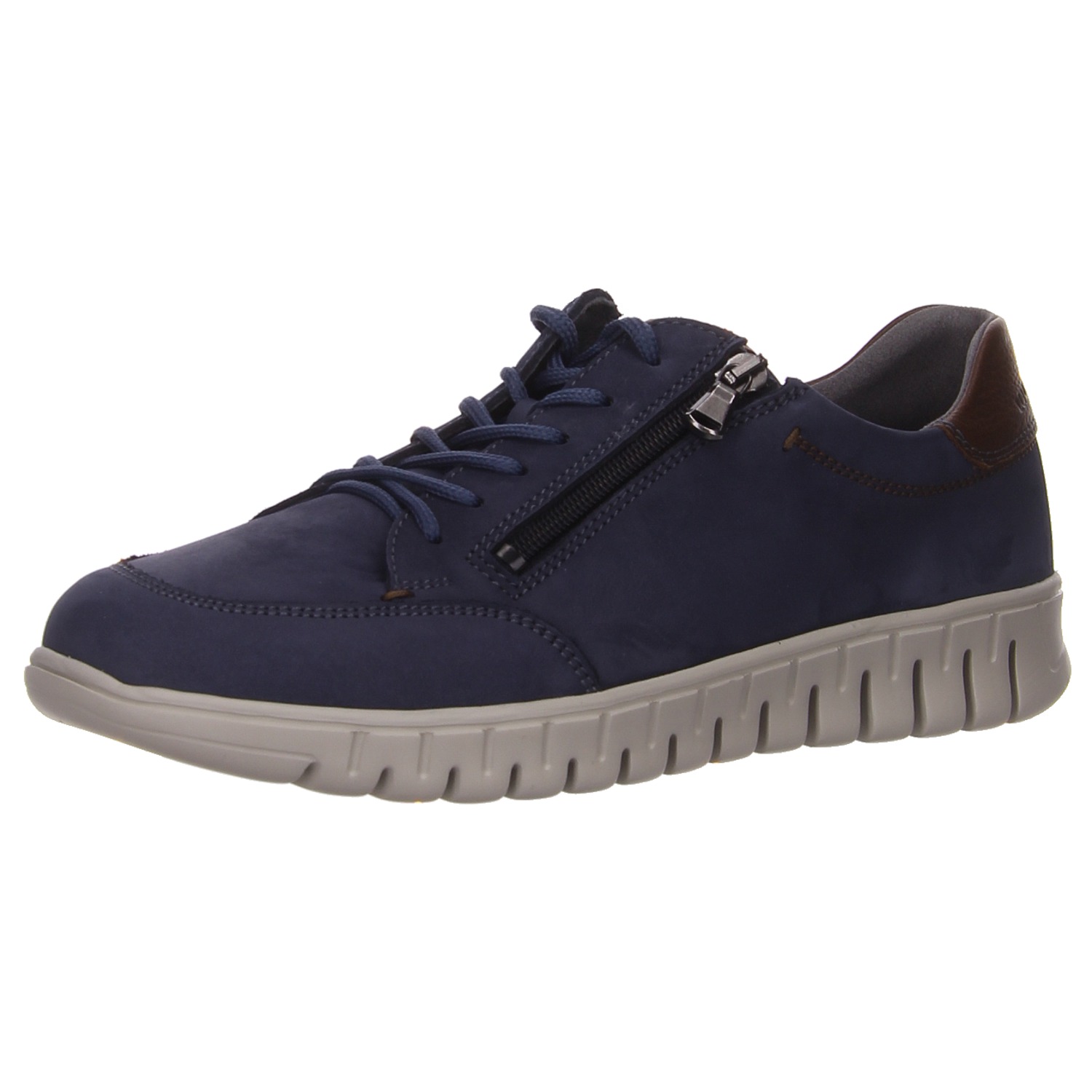Waldläufer Halbschuh blau blau
