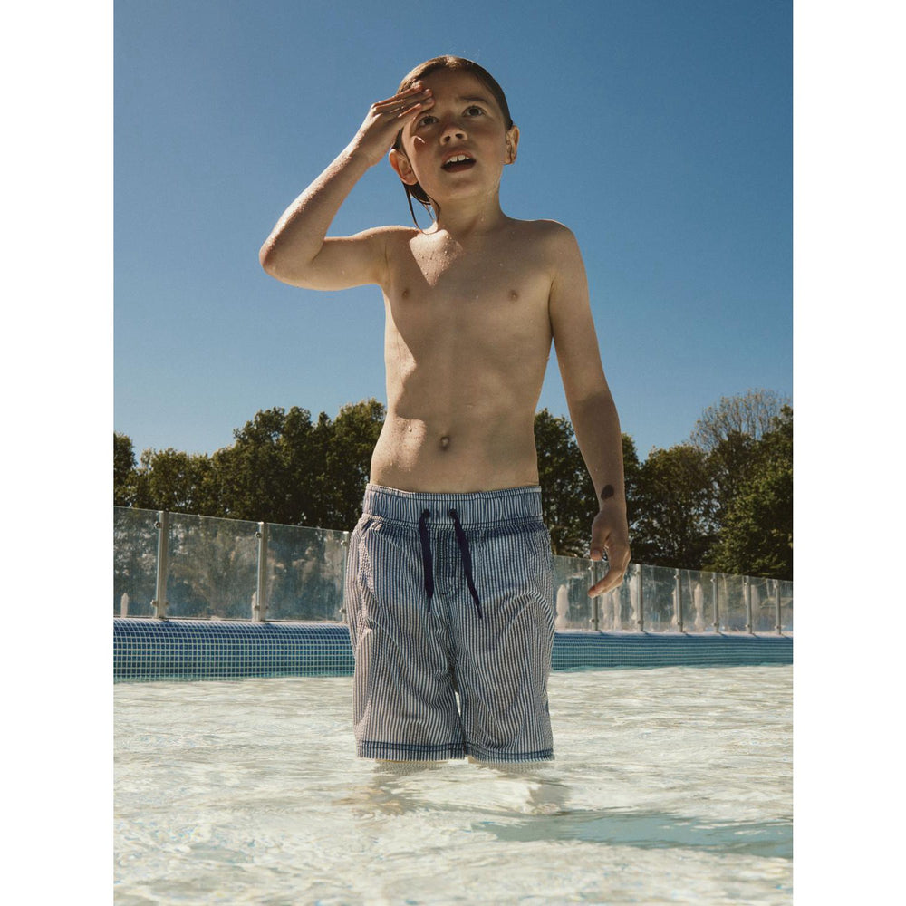 Køb Name It Vintage Indigo Nkmzackary Swim Shorts