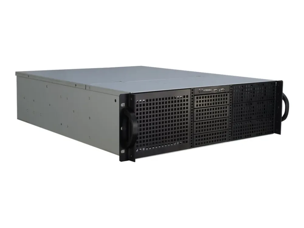 Inter-Tech IPC 3U-30240 - Rackversion - 3U - Mini ITX, mATX, FlexATX, µATX², ATX² - no PSU.