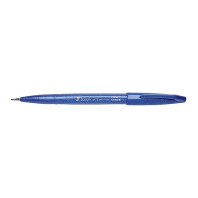 Pentel - Feutre pinceau à pointe souple - bleu