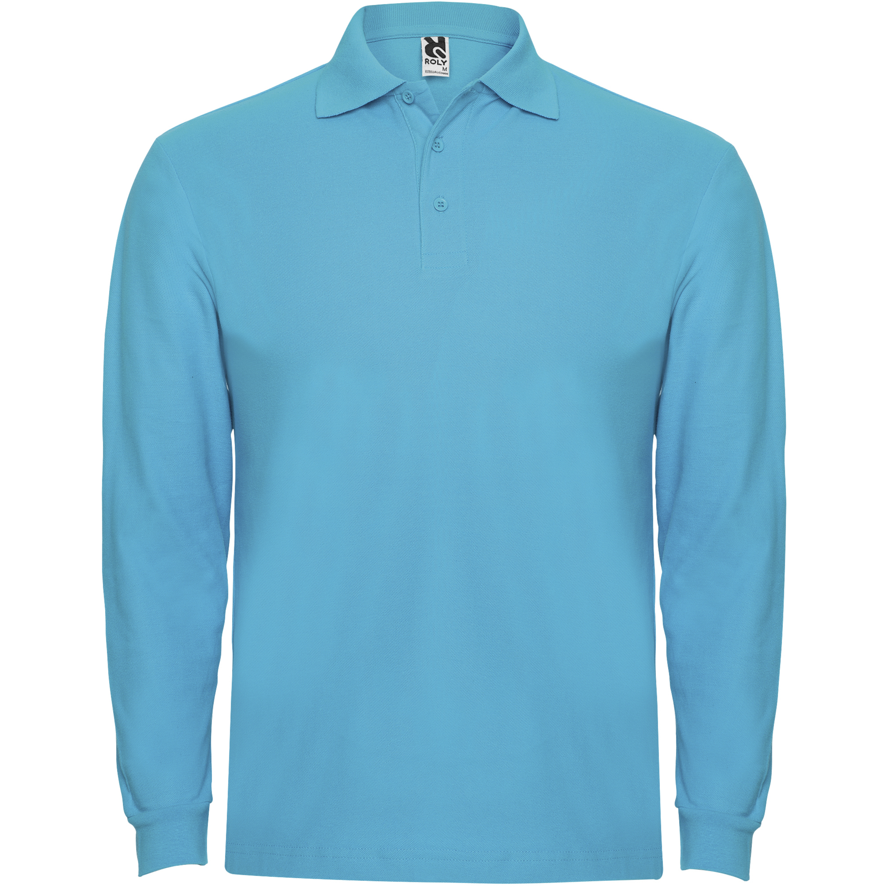 Roly R6635 - ESTRELLA L/S Polo à Manches Longues avec Col et Poignets Côtelés