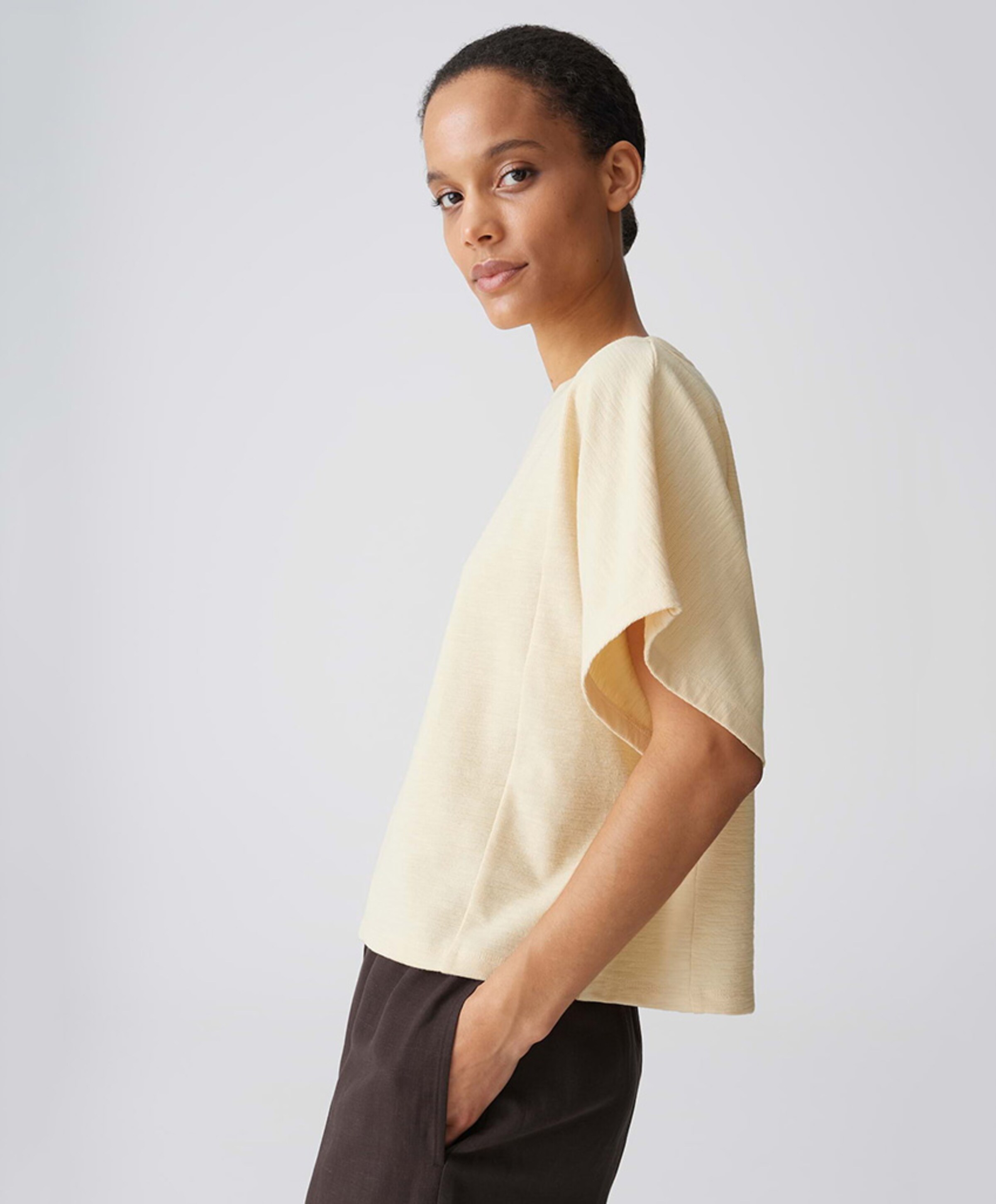 OPUS Dames T-shirt geel